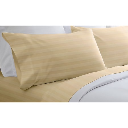 Hotel Grand 1000tc Cabana Sheet Set, Gold, Full 652826